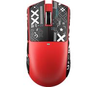 ATTACK SHARK X11 SE Souris Gaming sans Fil, Capteur Gaming PixArt PAW3311, BT/2.4G sans Fil/Câblé, 22000 DPI, 65 Heures d'Autonomie, Souris Gamer/Bureau pour Win11/Xbox/PS/Mac (Rouge + Ruban)