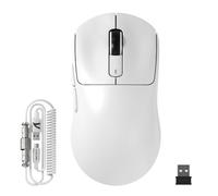 ATTACK SHARK X3MAX 49g SUPERLIGHT Souris, Capteur PixArt PAW3950, Jusqu'à 420000 DPI, Souris de Jeu Sans Fil/Filaire BT/2.4G avec Câble Spiralé, Optical Microswitches 100M Clicks, pour PC/Xbox/PS5/Mac