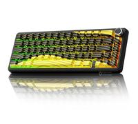 ATTACK SHARK X65PRO HE Clavier de jeu sans fil à déclenchement rapide, précision RT de 0,01 mm, taux d'interrogation de 8 kHz, clavier filaire avec interrupteur magnétique, trois modes, actionnement