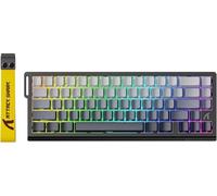 Clavier gaming mécanique QWERTY filaire ATTACK SHARK X68HE Noir contour