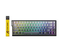 ATTACK SHARK X68HE Clavier de jeu mécanique filaire TKL, déclenchement rapide, actionnement réglable, interrupteur Hall, taux de polling 8 kHz, rétroéclairage RVB