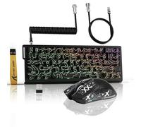 ATTACK SHARK X68PROHE Clavier+Souris X11 Wireless Gaming Set &C01PRO Coiled