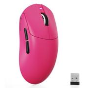 ATTACK SHARK X8 SE Souris Gaming sans Fil, Ultra Légère 55g, Capteur PAW3311, Puce BK52820, 25 000 DPI, Connexion BT/2,4G/USB-C, 80 Millions de Clics,500mAh, Pilote Web pour PC/Mac- Rouge Baie