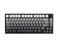 ATTACK SHARK X820 Ultra Clavier Mécanique sans Fil avec Écran TFT Intelligent & Molette, Clavier Gaming 75% Hot-Swappable, BT/2,4G/Câblé, LED RGB Orientation Sud (Dégradé Noir-Switch Shark)