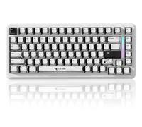 ATTACK SHARK X82PRO HE 75% Clavier de Jeu Sans Fil à Déclenchement Rapide, Interrupteur Magnétique à Effet Hall avec Actionnement Réglable de 0,01mm, 8KHz, Hot-Swap, RVB, pour PC Gamer (Comic)