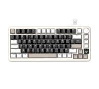 ATTACK SHARK X85PRO Clavier mécanique sans Fil avec écran TFT et Bouton, Clavier de Jeu 75% QMK monté sur Joint, 2,4 G/BT/USB-C Filaire, échangeable à Chaud, 4000 mAh, NKRO, RVB, PC/Mac