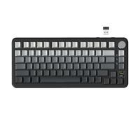 ATTACK SHARK X85PRO Clavier mécanique sans Fil avec écran TFT et Bouton, Clavier de Jeu 75% QMK monté sur Joint, 2,4 G/BT/USB-C Filaire, échangeable à Chaud, 4000 mAh, NKRO, RVB(Dégradé Noir)