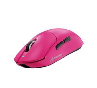 ATTACK SHARK X8PLUS Souris Ordinateur pour Grande Main, 55g Superlight, PixArt PAW3395PRO Gaming Sensor, BT/2.4G Wireless/Wired, 6 Adjustable DPI up to 40000, 500mAh Battery (Berry Red)