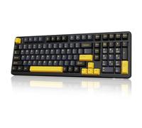 ATTACK SHARK X98 Clavier Gaming Mécanique 102 Touches avec Numpad-Noir | QWERTY, Sans Fil BT 5.0/2.4G/USB-C Filaire Tri-mode, Gasket Switch Linéaire Hot-Swap, Rétroéclairage RVB 22, Batterie 4000mAh