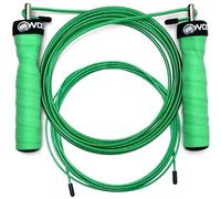 Attack Speed Corde à sauter réglable à double câble pour homme, options de vitesse et de lesté, ajustement rapide et durable, corde de boxe pour adulte, pour fitness, cardio, gym à domicile et