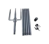 Attadrapeau à planter dans la terre, mât de drapeau extérieur pour jardin | grande hauteur et résistance pour extérieur résidentiel dans la cour, le jardin, la pelouse