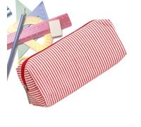 Attaque À Crayon - 21x8x7,5 Cm Pagnière À Fermeture Éclair En Toile Durable, Organisateur De Papeterie De Grande Capacité, Sac D'approvisionnement En École Léger, Support Multi-compartiment | Stylo Po