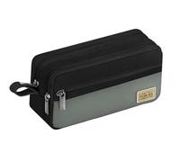 Attaque à crayon, 9.06x4.61x2.36 pouces Pouche pour fixation, portable, portez un stockage de grande capacité avec fermeture éclair, organisateur stylo les étudiants, adultes, femmes, hommes,