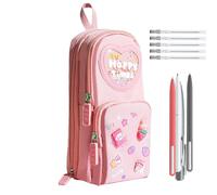 Attaque à crayon - grande capacité, pochette de porte-stylo | Stockage à stylo multi-compartiments avec fermeture éclair, sac à crayon de haute qualité avec fermeture sécurisée, organisateur de fourni