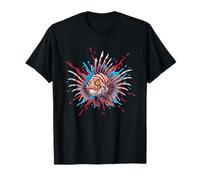 Attaque Agressive des Poissons Lions prédateurs récifs océaniques T-Shirt