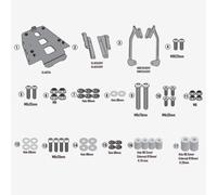 Attaque Arrière En Aluminium Anodisé SRA9651 Spécifique Pour Top Case Monok