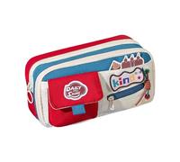 Attaque au crayon, sac de papeterie esthétique pour l'école, organisateur vintage avec fermeture éclair, pochette de stylo pour salle de classe, collège, adolescents, filles, garçons, bureaux, bureau,