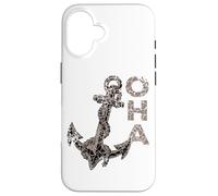 Attaque de Panique Oha Anker Norddeutsche Ostfriesland Ostfriese Coque pour iPhone 16
