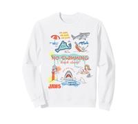 Attaque de Requin fermée à Jaws No Swimming Beach Sweatshirt