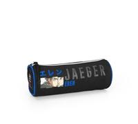 Attaque des géants - Trousse d'école officielle Attack on Titan, étui de tombolin, léger et compact, facile à transporter et à ranger dans le sac à dos, avec fermeture à glissière pratique, 8 x 22 x 8