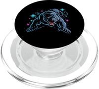 Attaque féroce de la Panthère Noire PopSockets PopGrip pour MagSafe