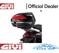 Givi Plaque de fixation Monolock E341 pour Piaggio Beverly 125/200/250/400/500 Noir
