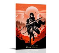 Attaque on Titan Anime Role Mikasa Ackerman Art Impression d'image moderne Décoration de chambre familiale 50 x 75 cm