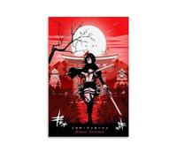 Attaque on Titan Anime Role Mikasa Ackerman Classics Fan Art mural Impression d'image moderne Décoration de chambre familiale 50 x 75 cm
