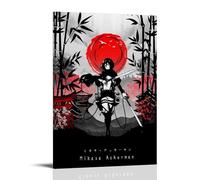 Attaque on Titan Anime Role Mikasa Ackerman Impression d'image moderne Décoration de chambre familiale 50 x 75 cm