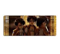 Attaque sur Le Tapis De Souris Géant Speed Gaming |Tapis De Souris XXL | 800 X 300Mm Grand Format |Base De 2Mm D'Épaisseur | Précision Et Vitesse Parfaites, F