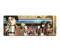 Attaque sur Le Tapis De Souris Géant Speed Gaming |Tapis De Souris XXL | 800 X 300Mm Grand Format |Base De 2Mm D'Épaisseur | Précision Et Vitesse Parfaites, H