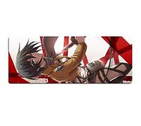 Attaque sur Le Tapis De Souris Géant Speed Gaming |Tapis De Souris XXL | 800 X 300Mm Grand Format |Base De 2Mm D'Épaisseur | Précision Et Vitesse Parfaites, Q