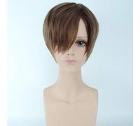 Attaque sur Titan perruques Eren Jaeger hommes courts haute température fibre synthétique cheveux le roi avatar Costume Cosplay perruque + casquette de perruque PL-253-3