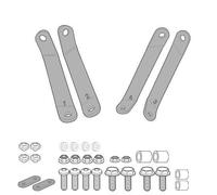 Givi Kit de fixation pare-brise 8100A (A8100A) Peugeot Tweet 50/125/150 2010-2021 Clair/Noir