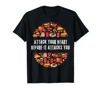Attaquez Votre cœur Avant qu'il ne Vous Attaque en Bonne santé T-Shirt Graphique avec Valeur