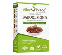 Attar Ayurveda Babul Gond Gum - Kikar Gond - Babool Gond - Acacia Arabica Willd 100% Natural, Free from Additives, Chemicals, or Preservatives 250 Grams