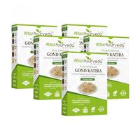 Attar Ayurveda Gond Katira | Natural Edible Gum | Cooling Properties | Plant-Based Ingredient for Drinks & Desserts | No Additives | Herbal Food Product | 7 oz Pack (Pack of 5)