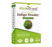 Attar Ayurveda Indigo Powder for Black Hair Damage Repair, Nourishing, Deep Hydration, Ammonia Free, Sulphate Free, Synthetic Color-Free 200gm