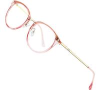 ATTCL Femme lunette anti lumiere bleue de lecture Ultra Léger Anti fatigue Oculaire Filtre UV Monture de Lunettes19702-Rose