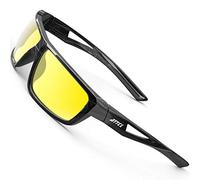 ATTCL Lunettes Conduite de Nuit Homme, TR90 Cadre, Lunette Jaune HD Vision Nocturne Anti-Éblouissement pour Nuit, Pluie et Brouillard J2021 yeshi