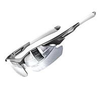 ATTCL Lunettes de soleil polarisées sportives améliorées pour hommes femmes Cyclisme Conduite Pêche Protection UV400 CAT 3 CE 7027-C3 Silver