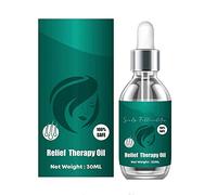 ATTDX Huile de soulagement de la folliculite du cuir chevelu GFOUK Huile de traitement de la folliculite du cuir chevelu Remèdes naturels Huile nourrissante pour tous les types de cheveux