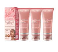 Attdx Tag & Masque d'emballage de gel pel-off Attdx, réduit la matité et les imperfections, enrichissant les soins de la peau pour tous les tons de peau (3pcs)
