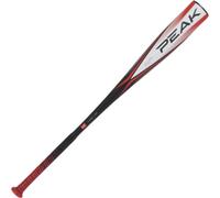 Atteignez le sommet de votre jeu avec la nouvelle batte de baseball Rawlings Peak USA ! La Peak est dotée d'un matériau en alliage de qualité aérospatiale radicalement réactif qui frappe les balles de