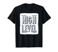 Atteignez un niveau élevé avec cette déclaration audacieuse T-Shirt