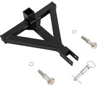 attelage 3 points, design triangulaire, compatibilité récepteur 2", noir