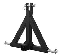 Attelage 3 Points Tracteur, réceptacle Boule 5 cm catégorie 1, Compatible Kubota John Deere, pour remorquage équipement agricole