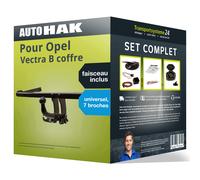 Attelage Amovible Auto Hak pour Opel Vectra B hayon 95- avec Faisceau u. 7 br.