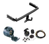 ATTELAGE avec faisceau 7 broches | Audi A4 B5 94 à 01 Berline Avant Quattro / crochet «col de cygne» démontable avec outils AT-079