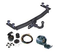 ATTELAGE avec faisceau 7 broches | Ford Fiesta de 1996 à 2002 Hayon / crochet «col de cygne» démontable avec outils